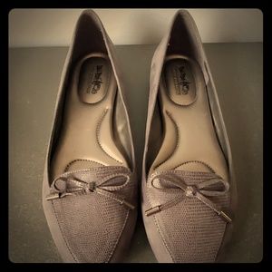 COACH and four grey leather and suede loafers!